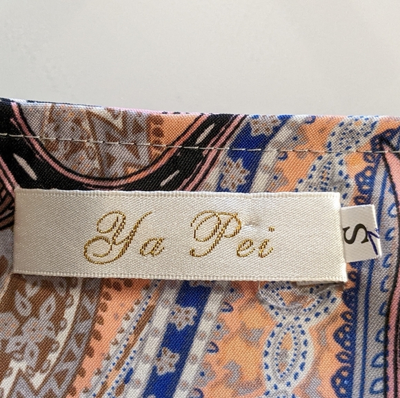 Ya Pei Paisley Bomber Jacket - Size Small - Picture 8 of 8